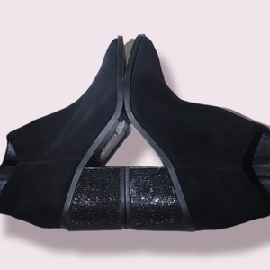 Kenneth‎ Cole Reaction Embellished Block Heel Bootie ~ Size 7.5